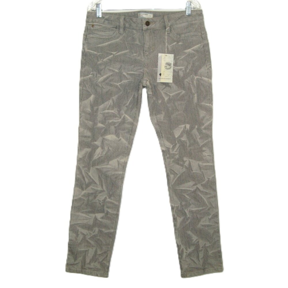 NEW INKED & FADED Women's Striped Cotton Blend Stretch Jeans